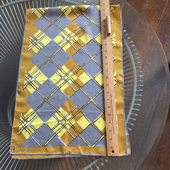 Vera Neumann vintage rectangular scarf 60s 70s - Picture 5 of 8